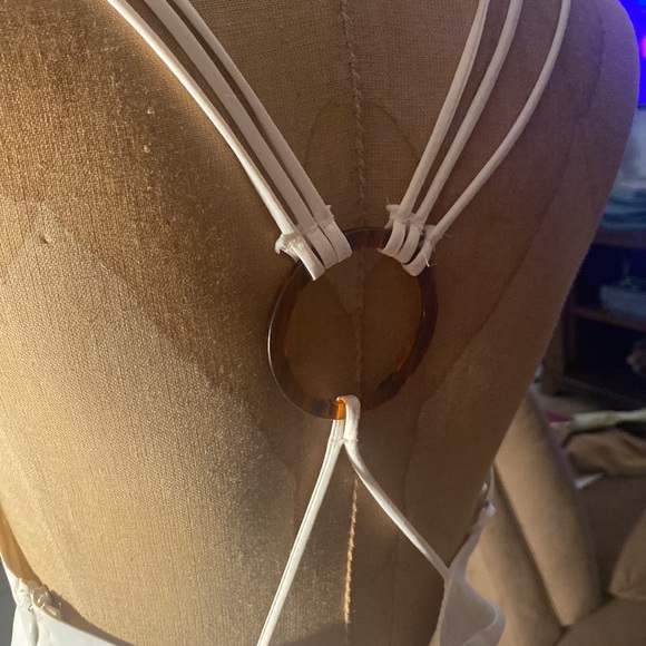 Zara ivory jumpsuit size medium - Picture 9 of 11